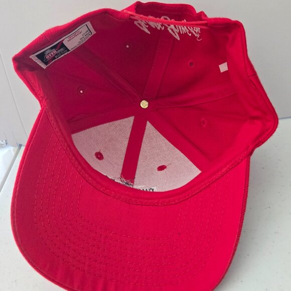 VINTAGE WEST COAST CHOPPERS JESSE JAMES 90'S OTTO MENS Red BASEBALL CAP OSFM - Picture 5 of 6